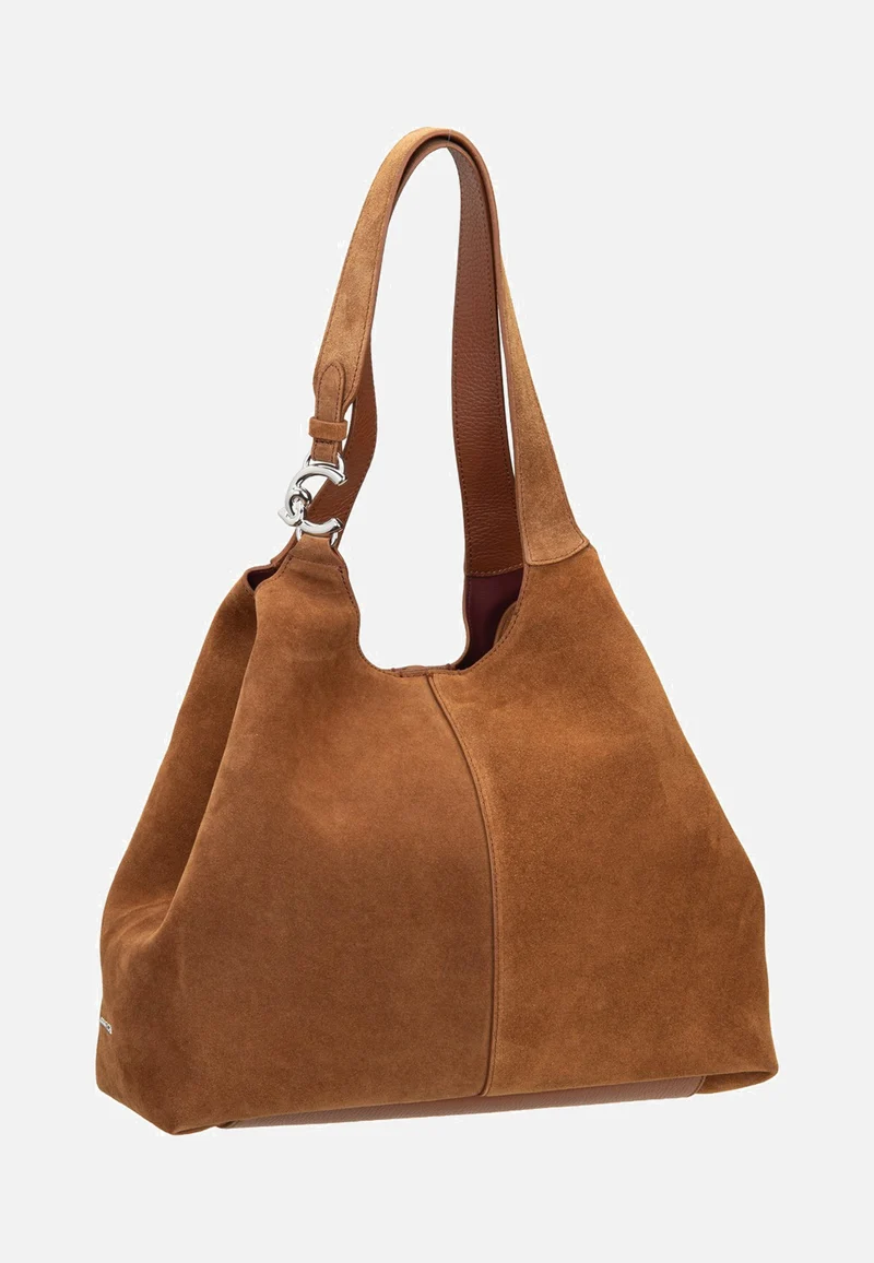 C-Easy Suede 1101 Cognac/Cognac - Hobo Bag